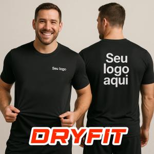 Camiseta DryFit Personalizada com Estampa em DTF Têxtil DRY FIT     